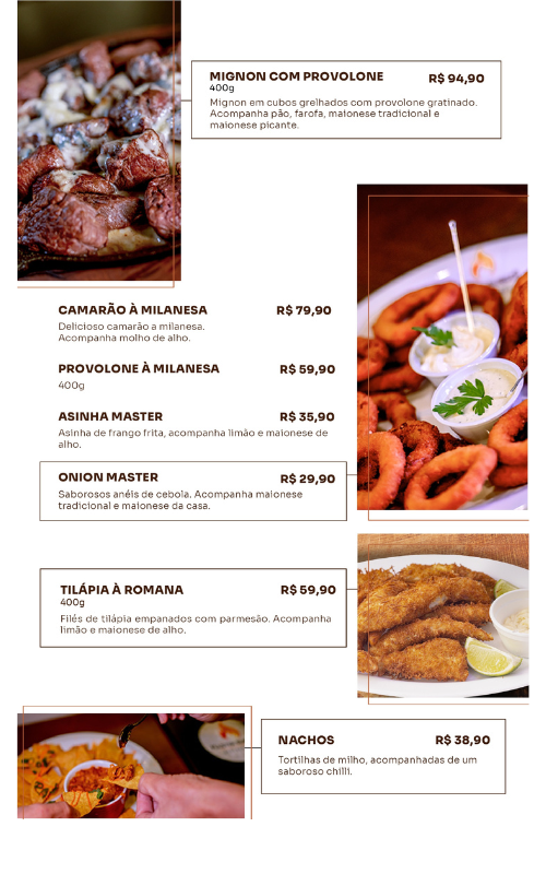 Hambúrguer gourmet da Master Burger