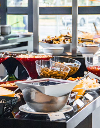 Buffet especial da Master Burger